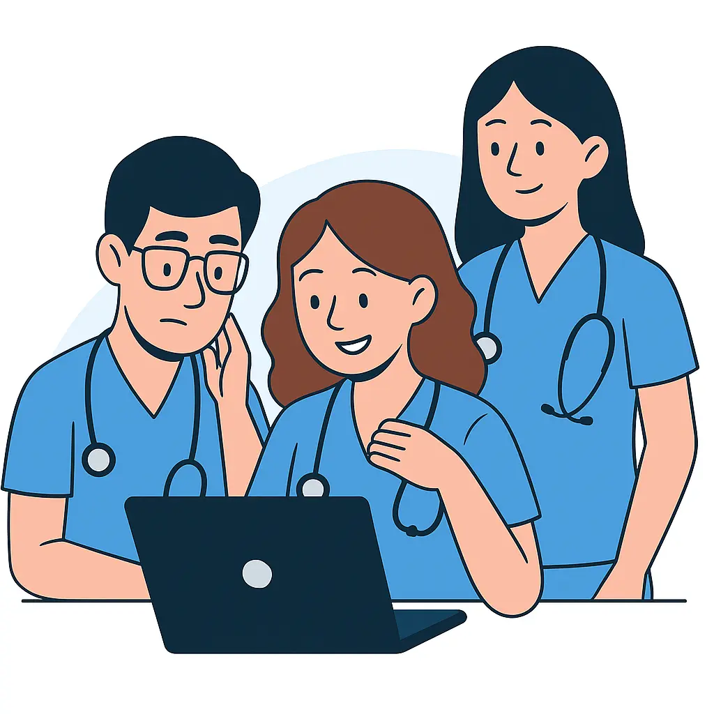 Interaktive M3 Fallsimulation auf einem Tablet-Interface